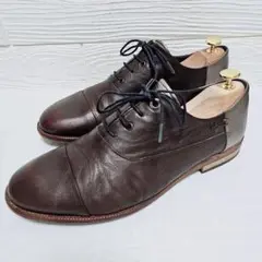美品♥ ランバンオンブルー【25.5】ドレスシューズ 本革 ダークブラウン