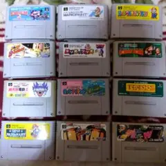スーパーファミコン ソフト14本【ジャンク品】