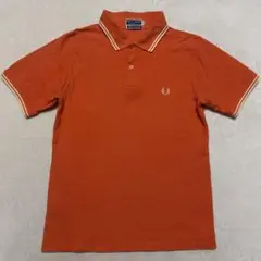 60s復刻 FRED PERRY フレッドペリー 鹿の子ポロシャツ オレンジ