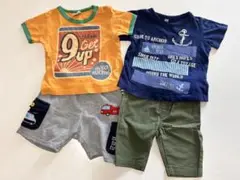 子供用Tシャツとショートパンツセット