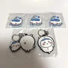 ラバーストラップ ハチワレ 5点セット