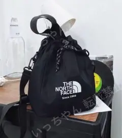 ザノースフェイス バケットミニバッグ 巾着2wayショルダーバッグ トートバッグ