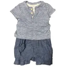 baby GAP ストライプロンパース 18-24ヶ月