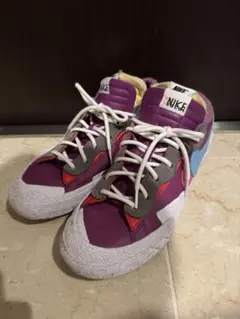 sacai NIKE KAWSスニーカー パープル/マルチカラー 28.5 cm