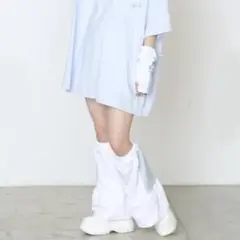 タグ付き whinny 超☆カリスマニートキック レッグウォーマー レッグカバー