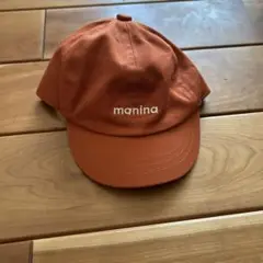 manina オレンジ キャップ
