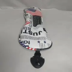 ゴルフ ユーティリティーUT用ヘッドカバー アメリカ国旗 1