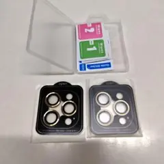 【即購入OK♥】iPhone14Pro/ ゴールド カメラレンズ保護 2枚