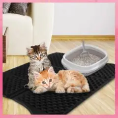 ❤ペットのトイレ掃除が簡単楽々❣凹凸面で猫砂を絡めとる♪❤猫☆砂とりマット