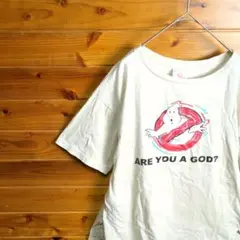 GHOSTBUSTERS　ゴーストバスターズ　半袖Tシャツ　M　ベージュ　古着