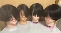 [中古]カットウィッグ練習用４体まとめ売り