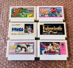 【FCソフト6本セット・任天堂・ファミコン】whi