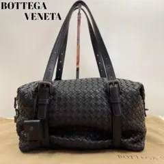 極美品⭐️ ボッテガ モンテーニュ イントレチャート 黒 ハンドバッグ レザー
