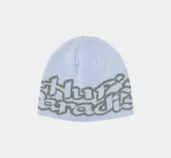 Huf ロゴ入りニット帽 ライトブルー
