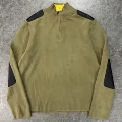 VICTORINOX コマンドセーター ミリタリー オリーブ ハーフジップ XL