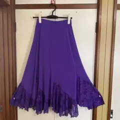 T&Y 紫色 ダンス衣装 M／フリーサイズ 舞台 発表会 イベント用