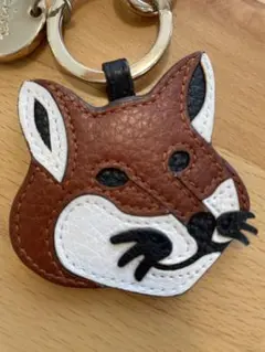 MAISON KITSUNÉ メゾンキツネ　レザー キツネ顔 キーホルダー