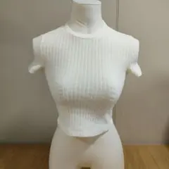 新品タグ付きGRLリブTシャツ