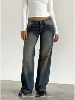 Motel Rocks ローライズ　ジーンズ　ストレート　モーテルロック Motel Rocks ローライズ ジーンズ ストレート モーテルロック