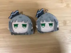 東方プロジェクト　フェイスぬいぐるみキーホルダー　ダイソー　じとっと　妖夢　2点