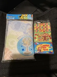 ♪モンスターズインクの扇風機カバーとおさるのジョージのポケットティッシュ