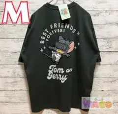 トムとジェリー　タフィー　レディース　サガラ刺繍　Tシャツ　アニメ