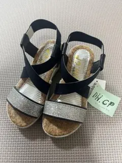 コルクソールサンダル　17㎝　新品