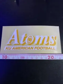 【即日発送可!】神奈川大学 アメフト部 ロゴステッカー 神大 ATOMS