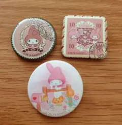 マイメロ 缶バッジ 3個セット