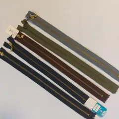 YKK金具付きファスナー5本セット 30cm