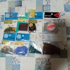TOHO・MIYUKIビーズセット（多色・約10パッケージ）