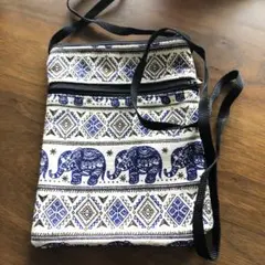 象柄ショルダーポシェット