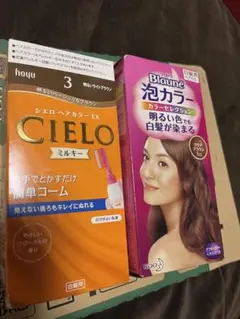 シエロ ヘアカラー EXとKAOカラーセレクション