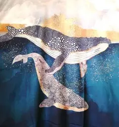 クジラ グラフィック Tシャツ XL
