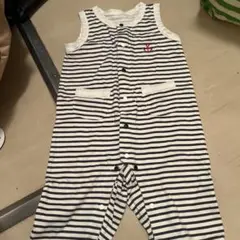 Combi ストライプロンパース 80cm