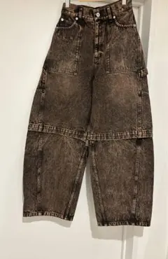 Ameri MEDI 2WAY REMOVE DENIM PANTS