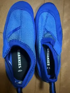 CHARKIES マリンシューズウォーターシューズ青21センチ