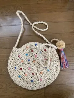 新品未使用　Coppelli Hawaii ストローバッグ