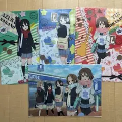 けいおん! クリアファイル ローソンコラボ　4枚セット