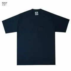 ネイビーL新品ポケット付きTシャツプロクラブPROCLUB半袖サイズカラー多数有
