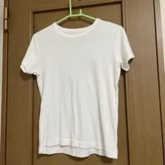 無印良品　半袖Tシャツ　Lサイズ　ホワイト　白