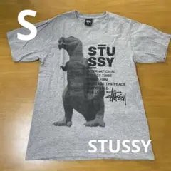 ステューシー　STUSSY グレー カットソー 半袖 Tシャツ