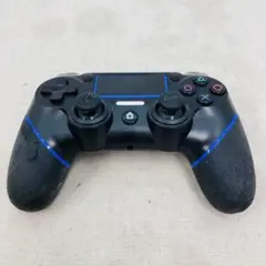 動作確認済 PS4 ワイヤレスコントローラー ブラック/ブルー ね4