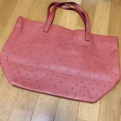 アニヤハインドマーチ レザートートバッグ リボン
