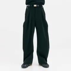 Conz ブラック ワイドパンツ