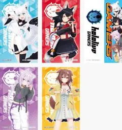 hololive GAMERS×GAMERS コラボ ステッカー 全5種セット
