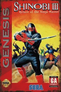 新品 セガ 忍 Shinobi III ブリキ看板 レトロインテリアコレクション