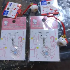 ハローキティ アクリルチャーム シリコンリング付き