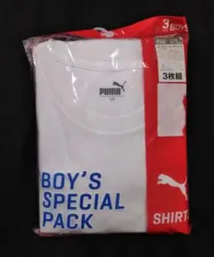 【新品・未開封】PUMA　クルーネックシャツ　3枚組（150）