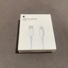 箱付き アップル純正 充電ケーブル　ライトニング USB-Cケーブル 1m